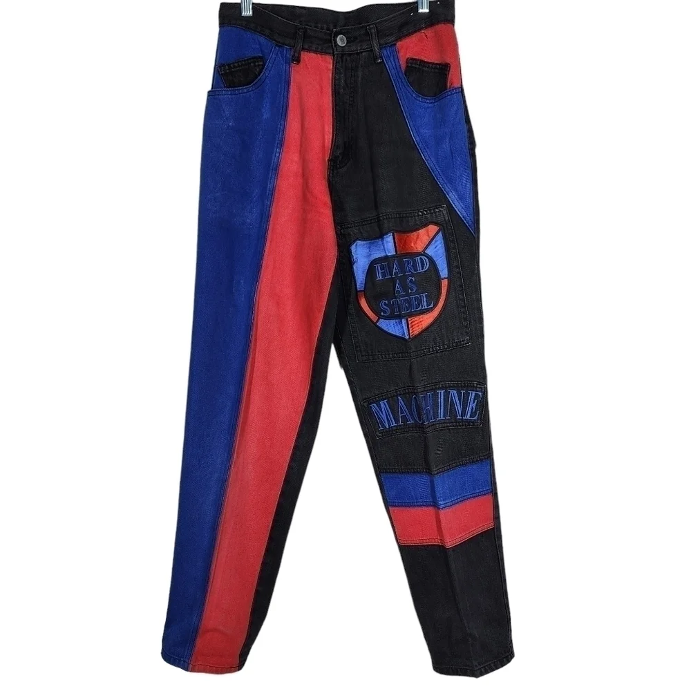 MACHINE DENIM JEANS AND MATCHING HOODED PULLOVER